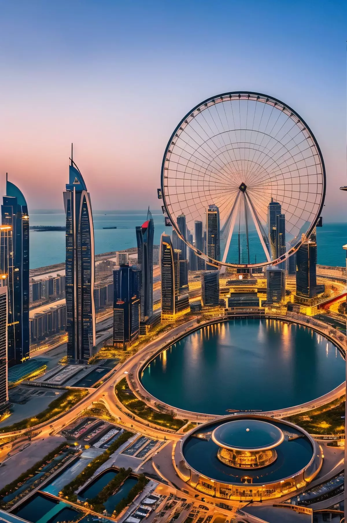 چرخ و فلک دبی؛ تجربه اوج هیجان در بلندترین چرخ و فلک دنیا